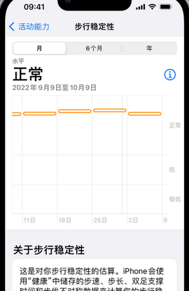 白玉iPhone手机维修如何在iPhone开启'步行稳定性通知'