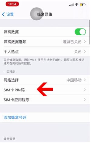 白玉苹果14维修网分享如何给iPhone14的SIM卡设置密码 